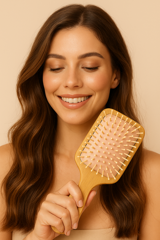Cuide da Sua Beleza e Saúde Capilar: A Importância de Pentear o Cabelo com a Escova de Madeira
